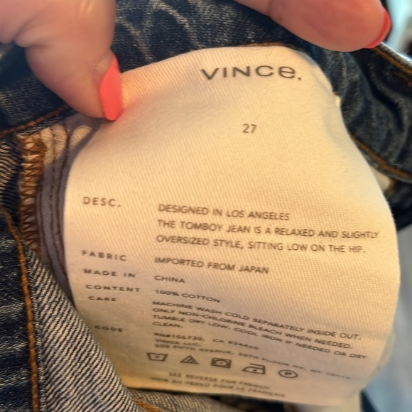 Vince Camuto Tomboy jeans - Picture 5 of 8